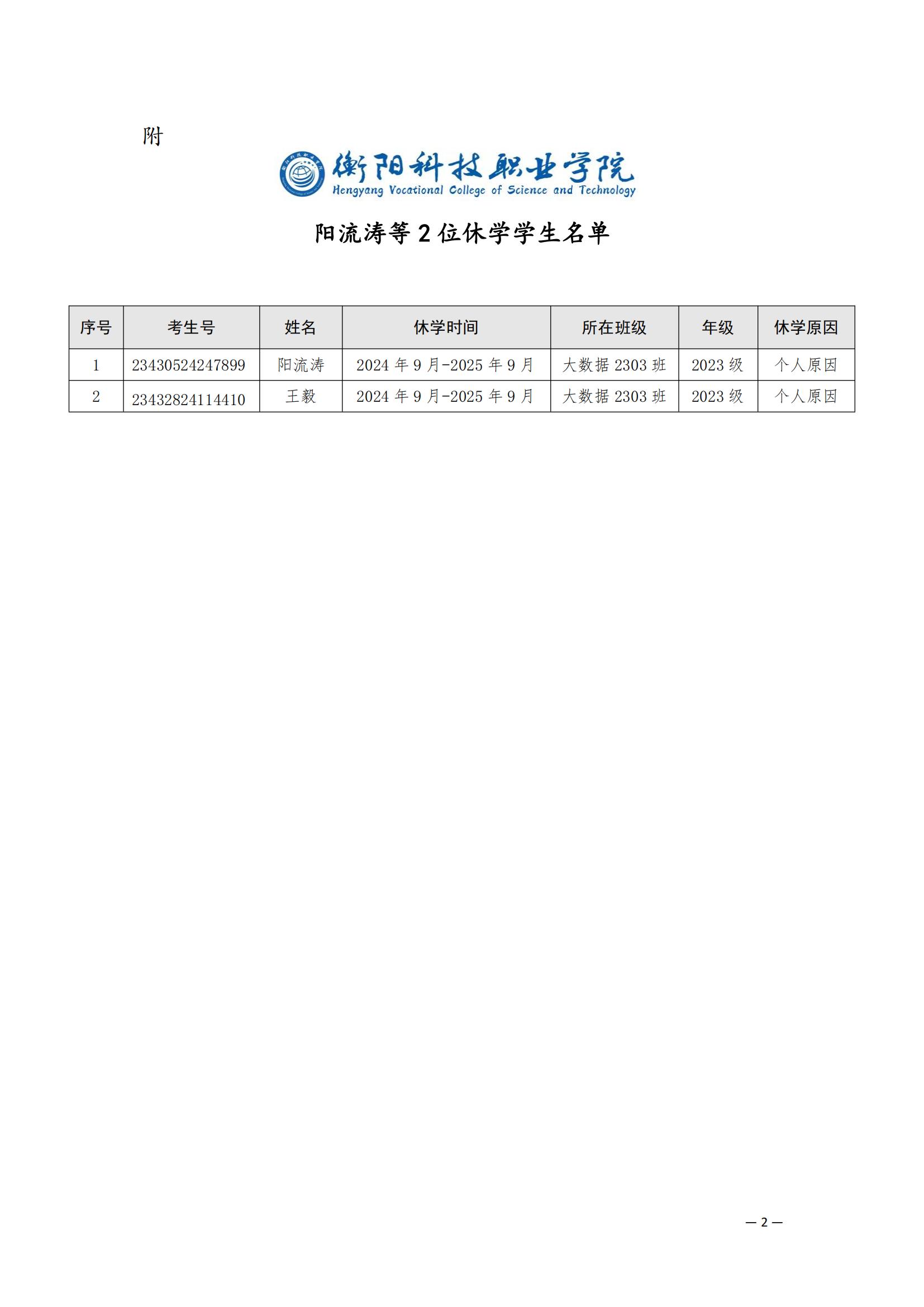 （衡科院学管〔2024〕10号）关于同意阳流涛等2位同学休学的决定_01.jpg